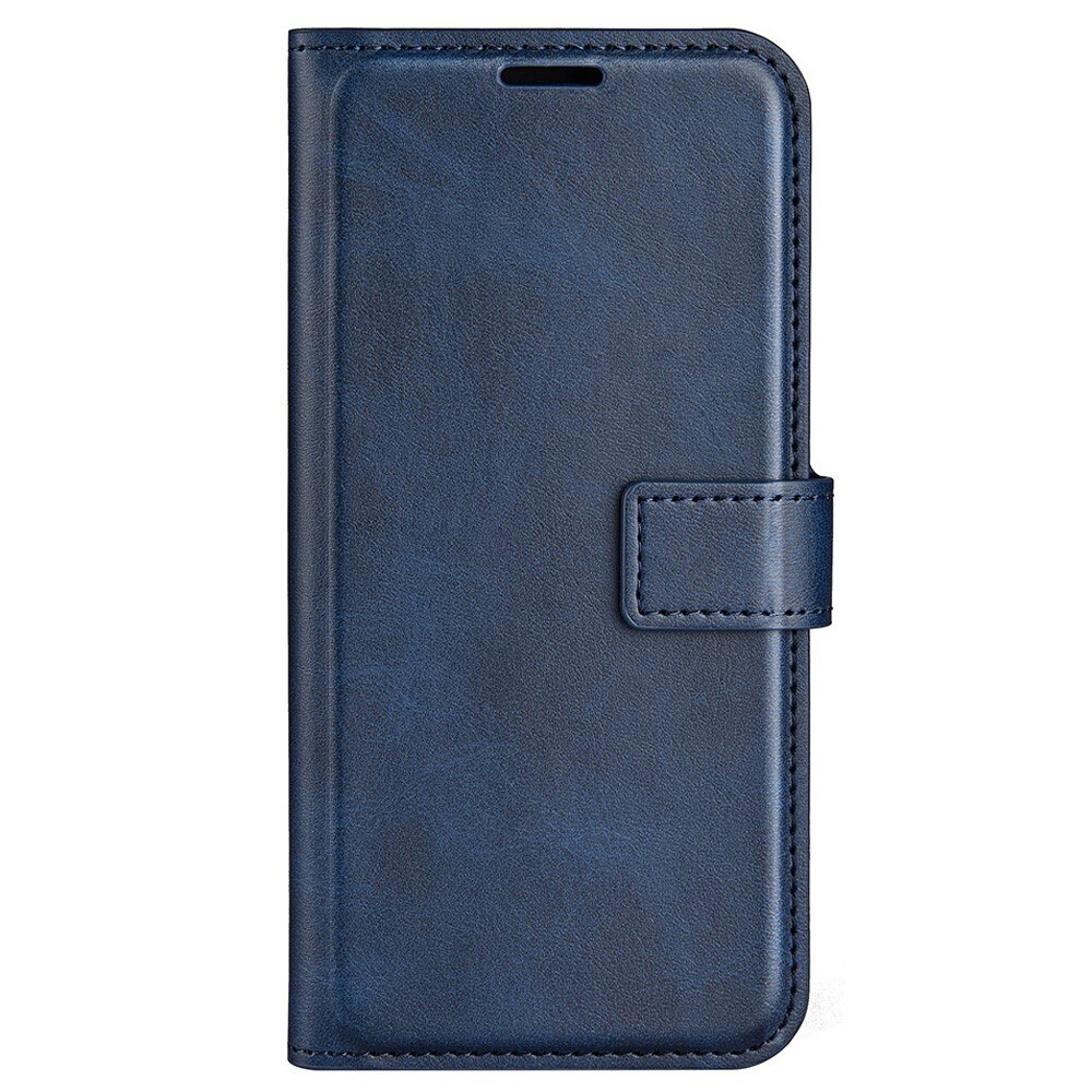 Étui portefeuille Leather Wallet iPhone 14 Plus Blue