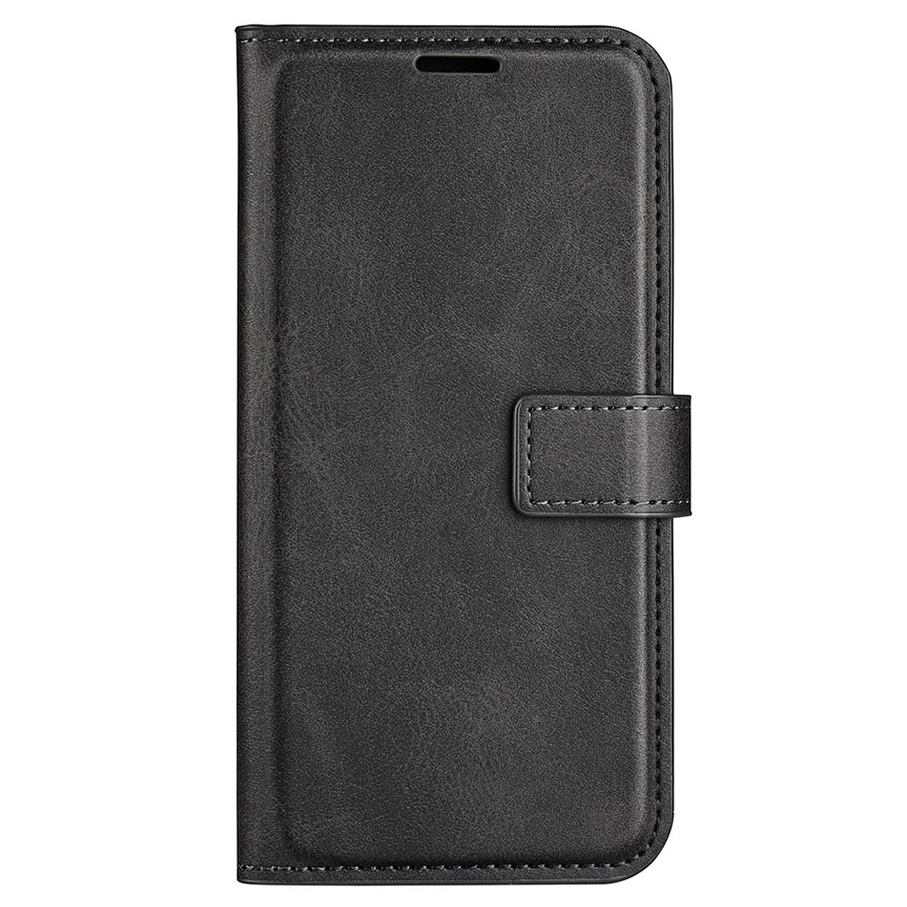 Étui portefeuille Leather Wallet iPhone 14 Plus Black