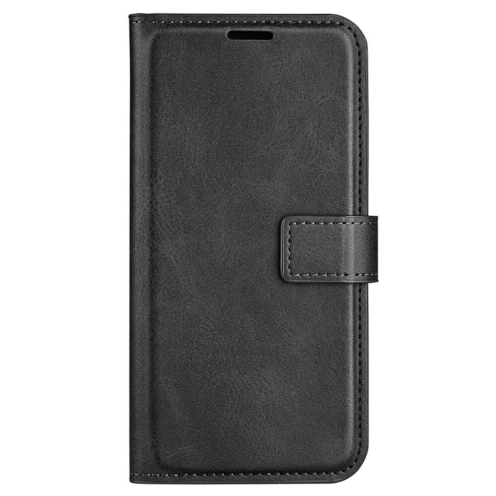 Étui portefeuille Leather Wallet iPhone 14 Plus Black