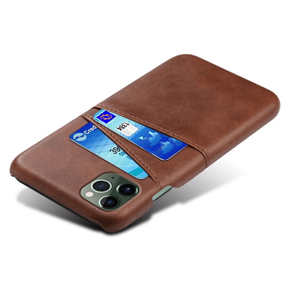 Coque Cards Slots iPhone 14 Pro Max Marron