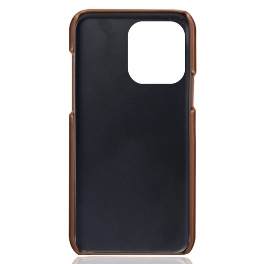 Coque Cards Slots iPhone 14 Pro Max Marron