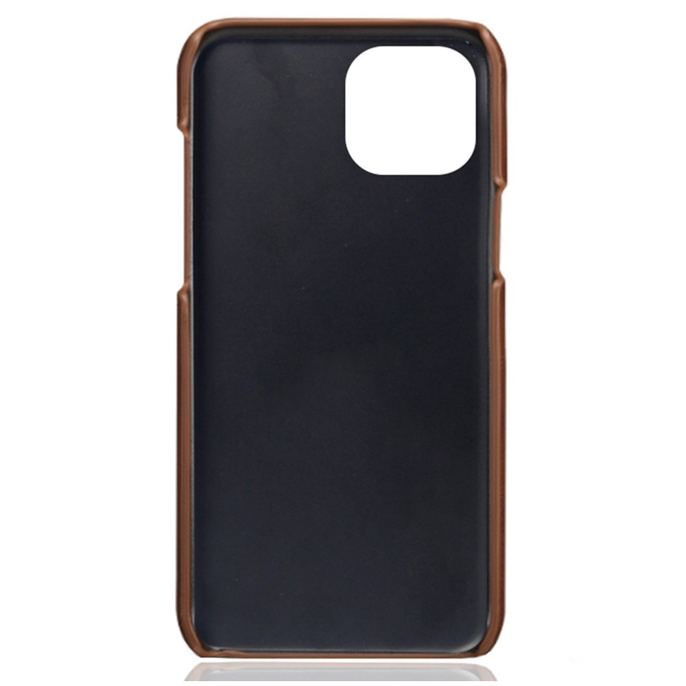 Coque Cards Slots iPhone 14 Marron