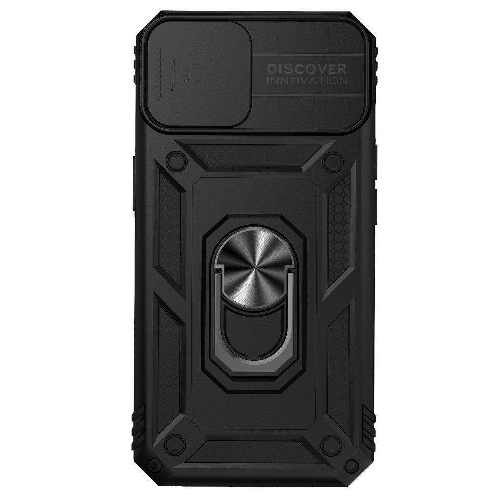 Coque Hybride Ring avec Protège Caméra iPhone 14 Plus, Noir