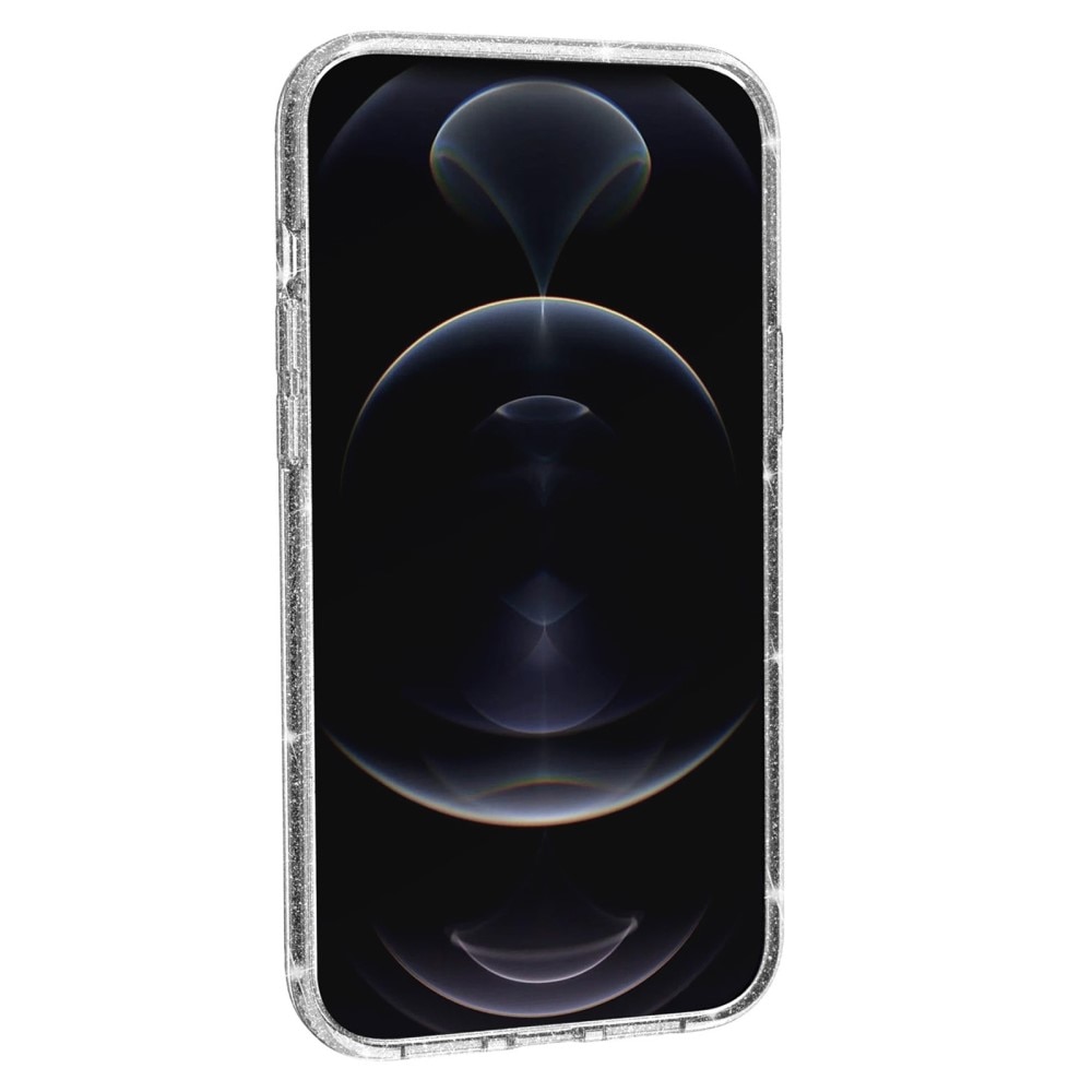 Coque Liquid Glitter iPhone 14 Transparent