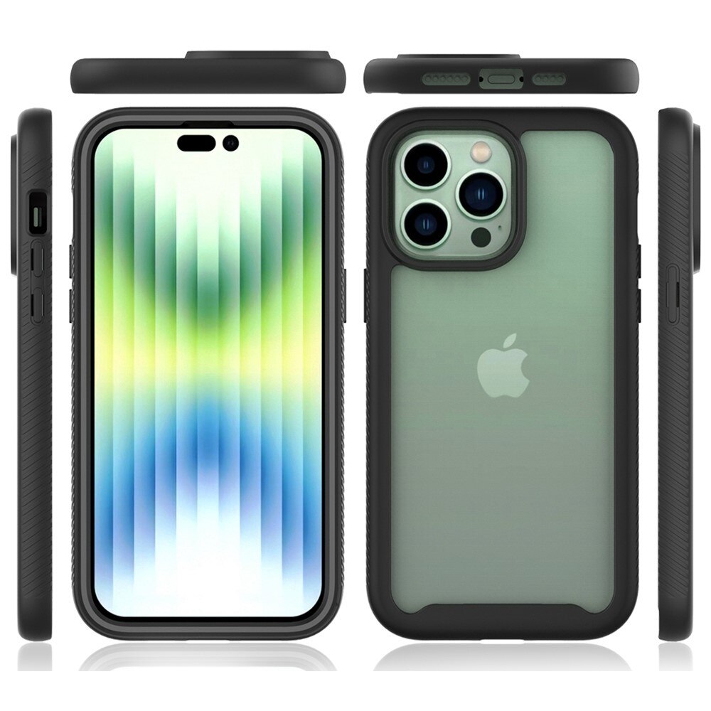 Coque de couverture complète iPhone 14 Plus, Noir