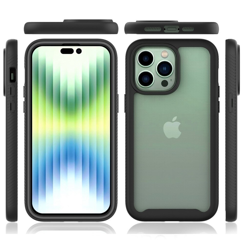 Coque de couverture complète iPhone 14 Pro Max, Noir