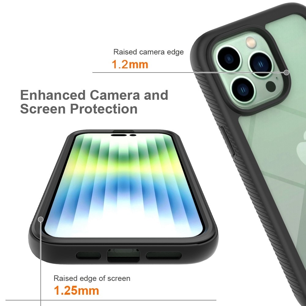 Coque Full Protection iPhone 14 Pro, Noir