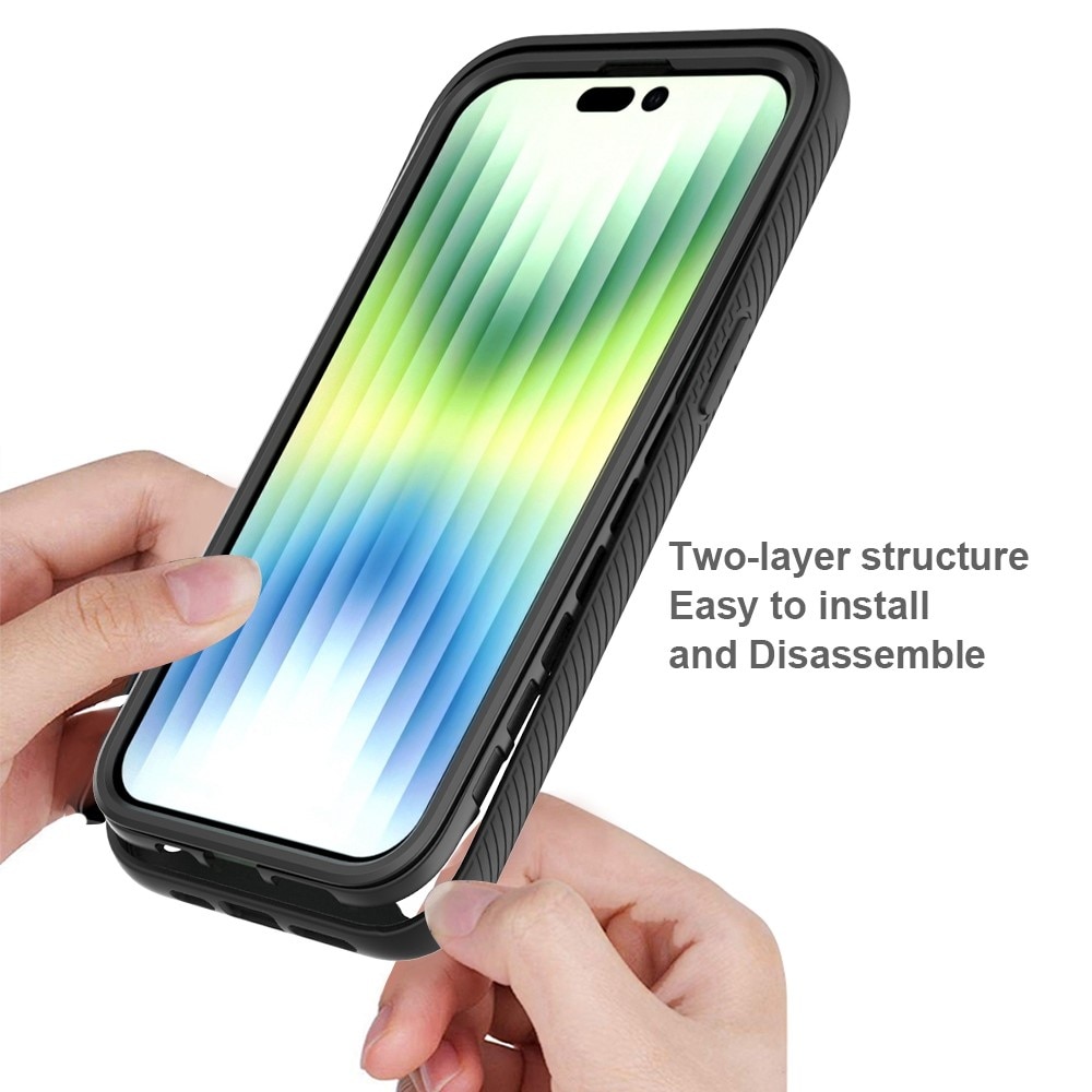 Coque Full Protection iPhone 14 Pro, Noir