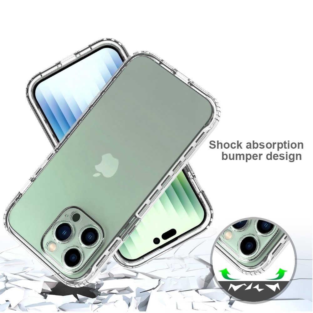 Coque de couverture complète iPhone 14 Pro Max, Transparent