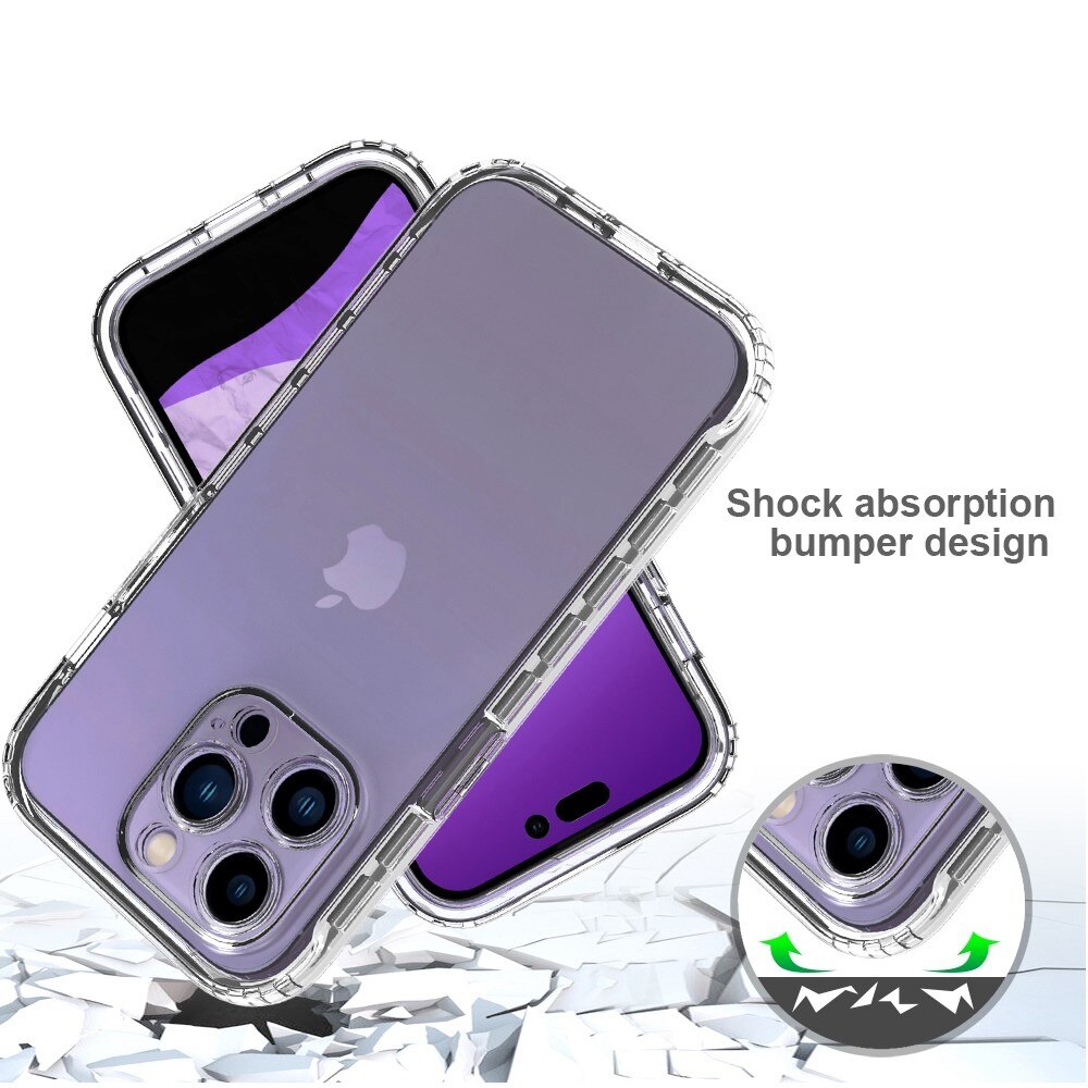 Coque de couverture complète iPhone 14 Pro, Transparent