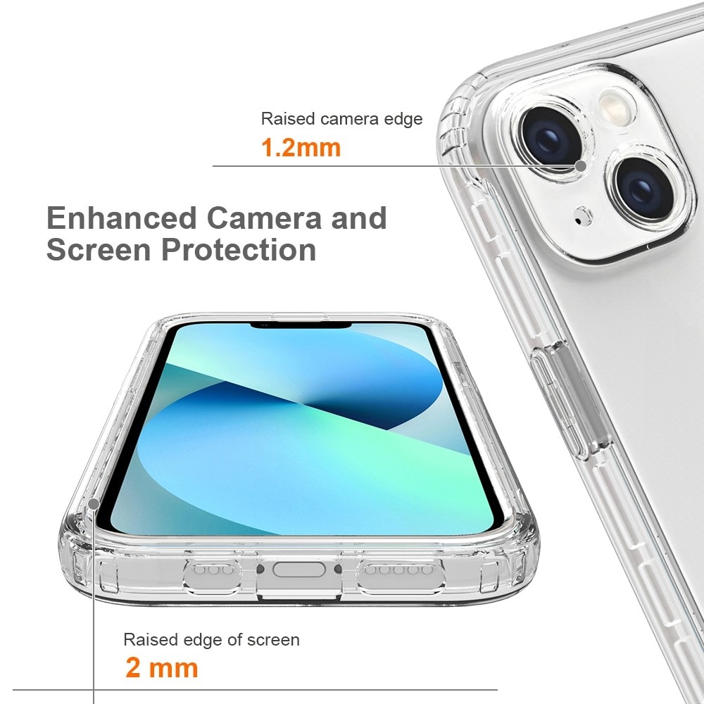 Coque de couverture complète iPhone 14 Plus, Transparent