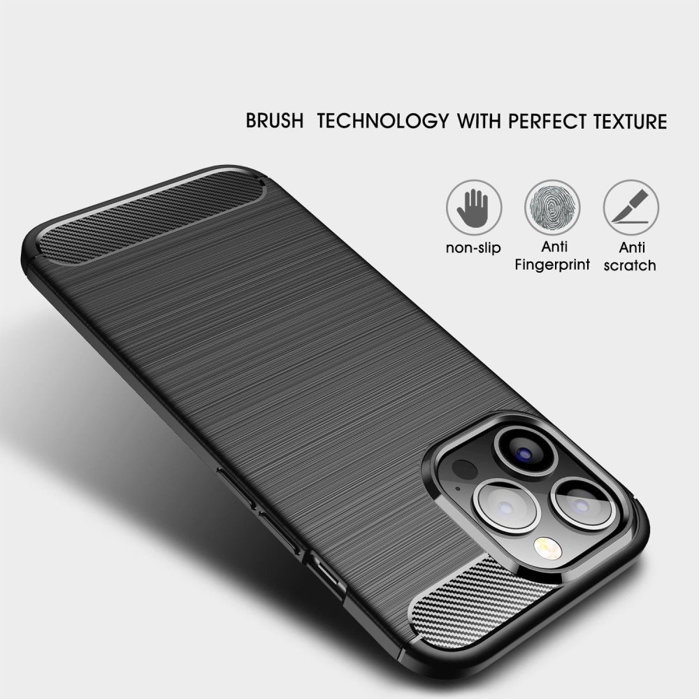 Coque Brushed TPU Case iPhone 14 Pro Max Black