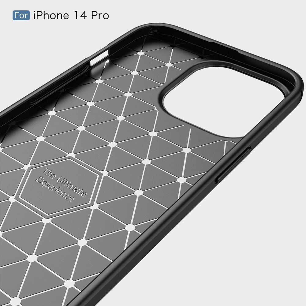 Coque Brushed TPU Case iPhone 14 Pro Black