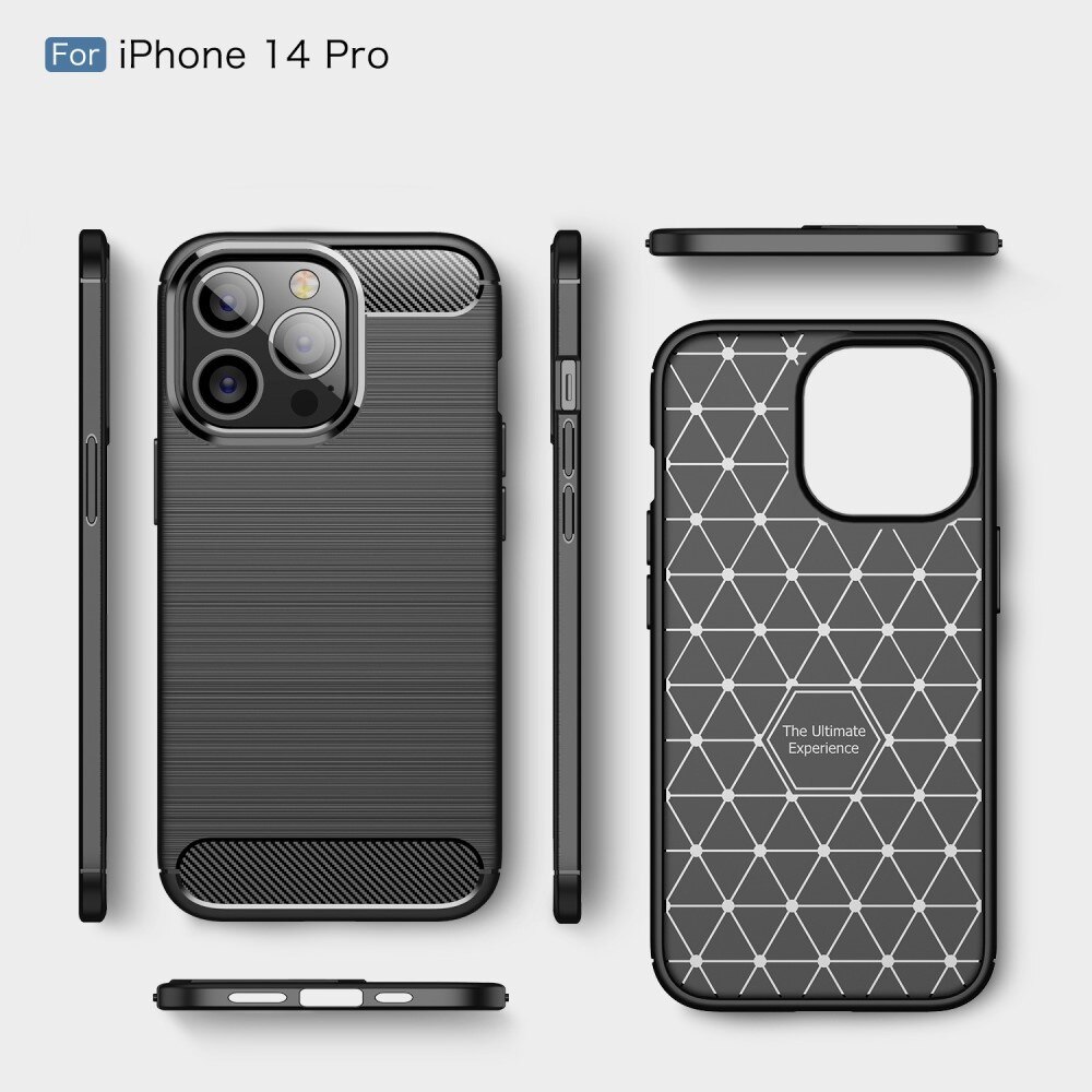 Coque TPU Brushed iPhone 14 Pro, [FÄRG}