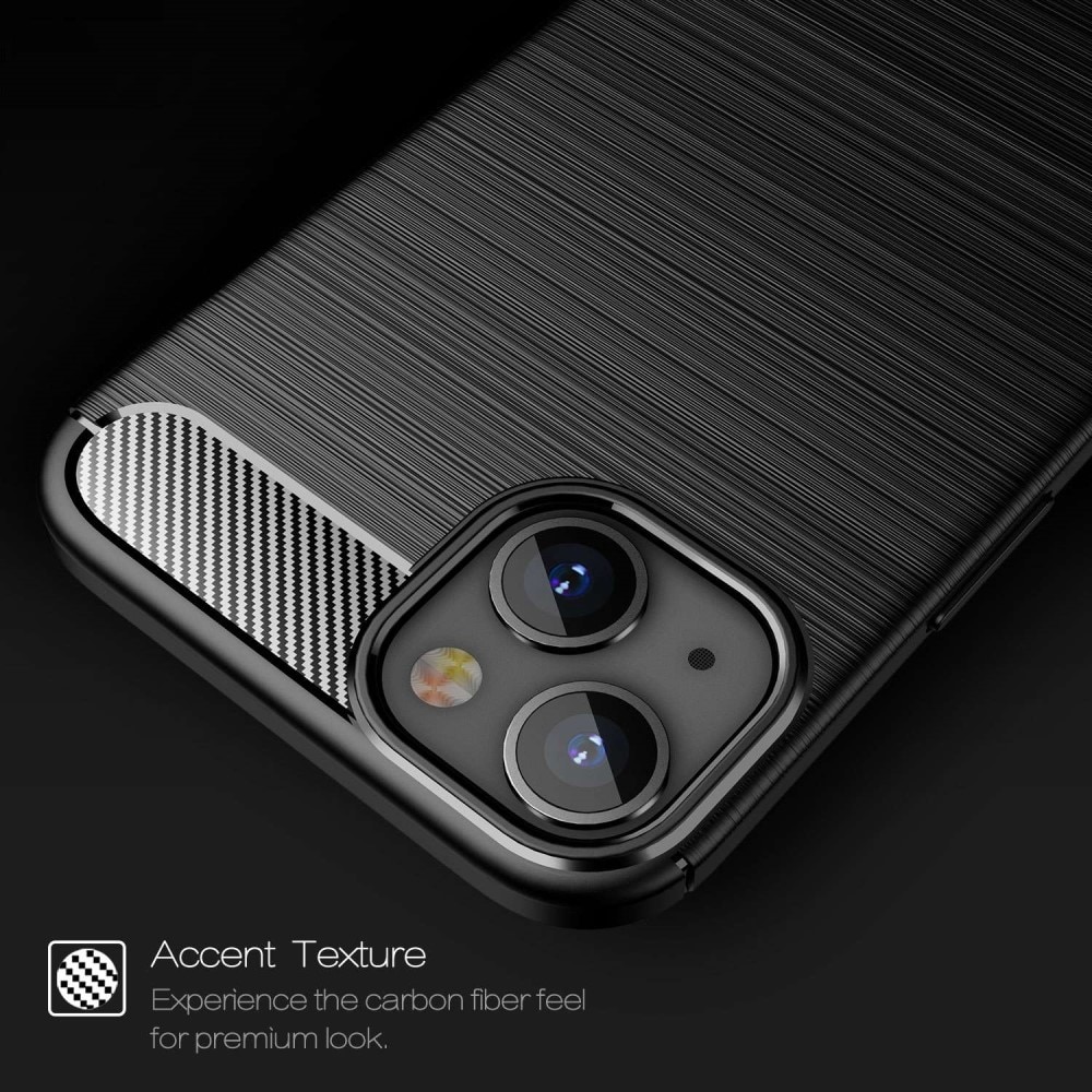 Coque Brushed TPU Case iPhone 14 Plus Black