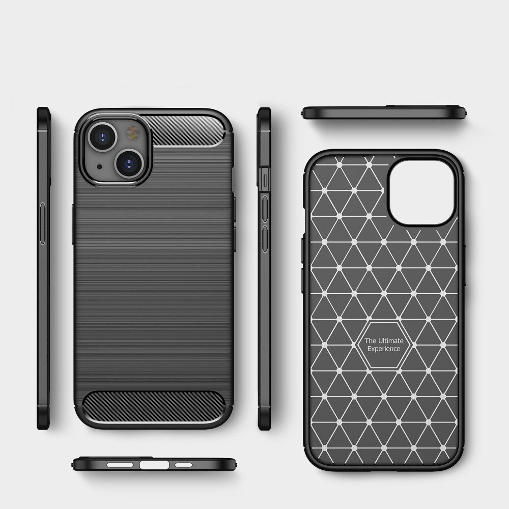 Coque Brushed TPU Case iPhone 14 Plus Black