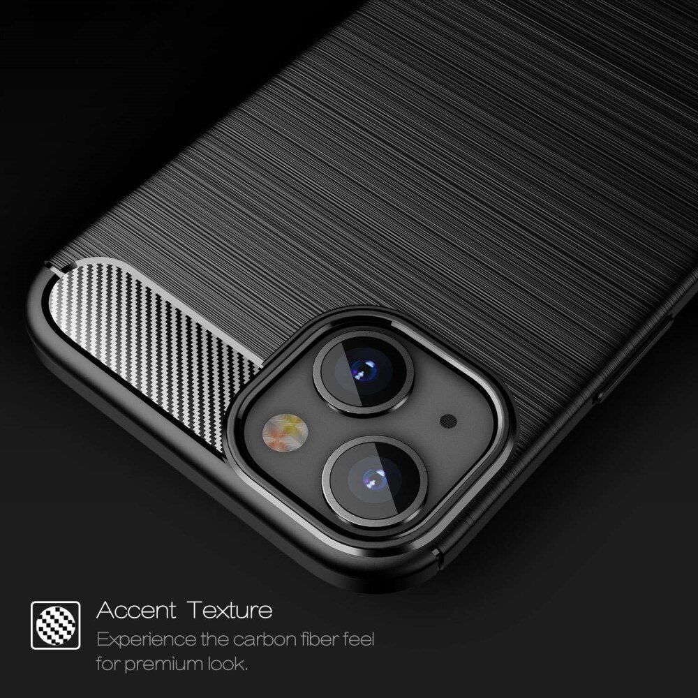 Coque Brushed TPU Case iPhone 14 Black