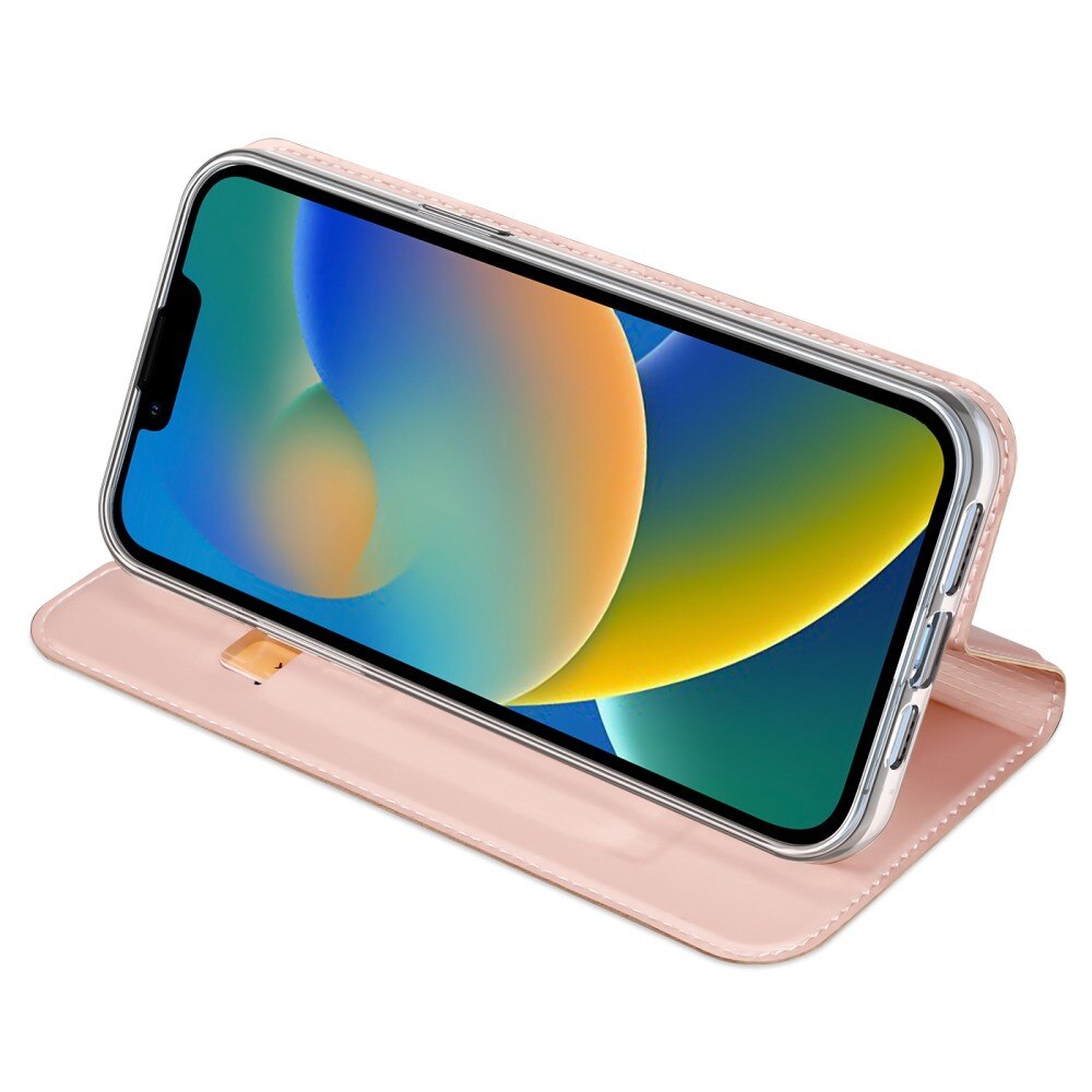 Étui portefeuille Skin Pro Series iPhone 14 Plus Rose Gold