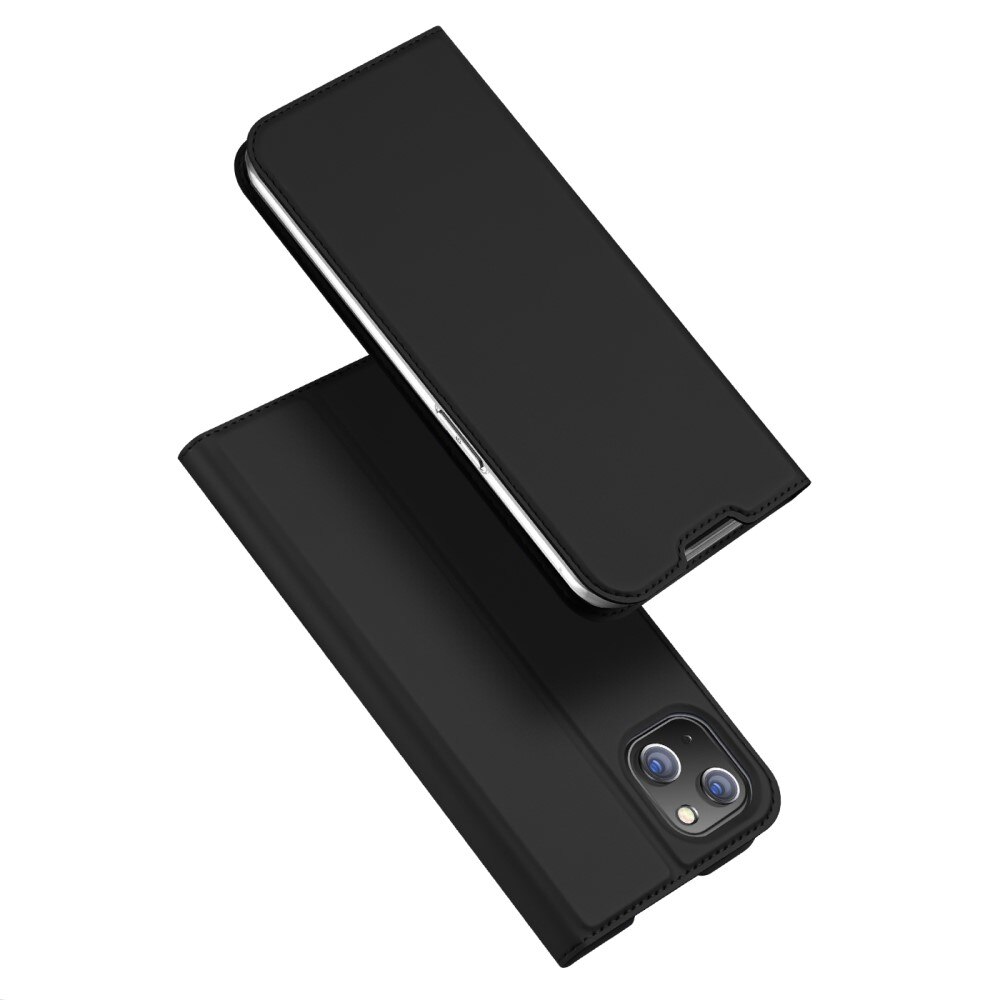 Étui portefeuille Skin Pro Series iPhone 14 Plus, Noir