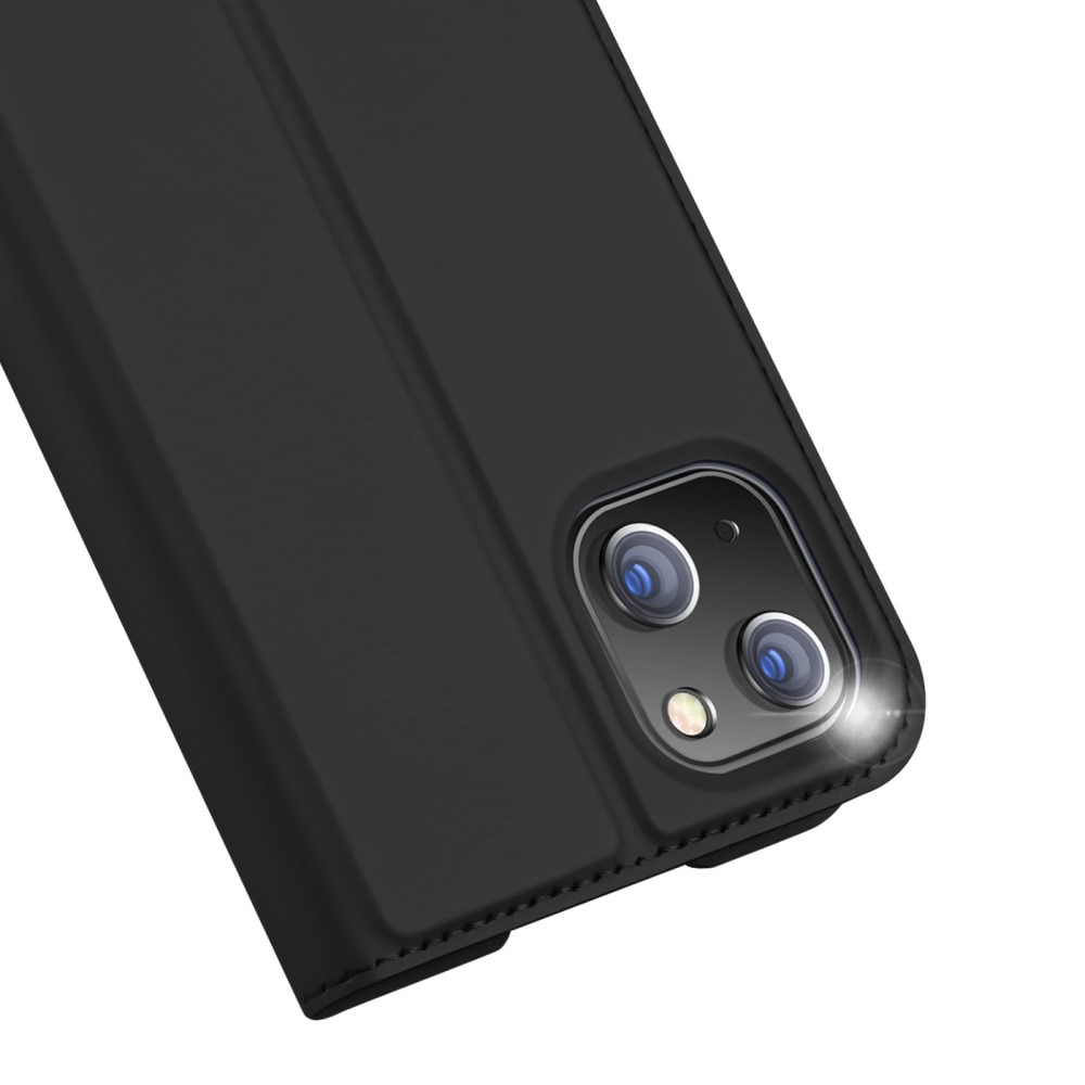 Étui portefeuille Skin Pro Series iPhone 14 Plus, Noir