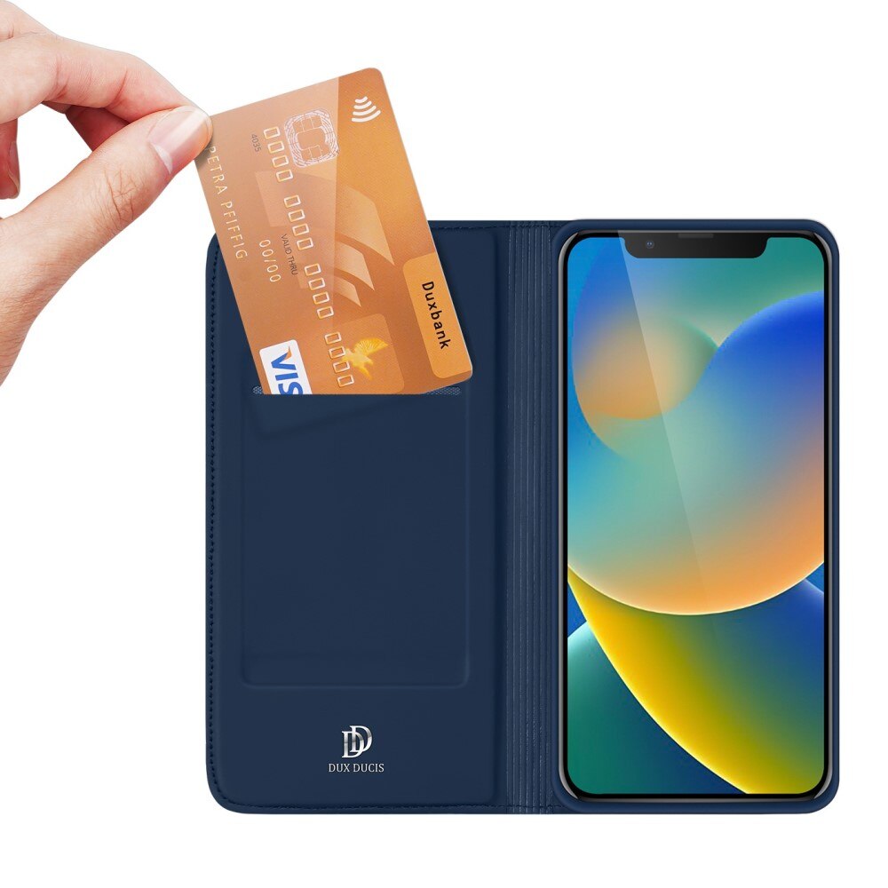 Étui portefeuille Skin Pro Series iPhone 14, Navy