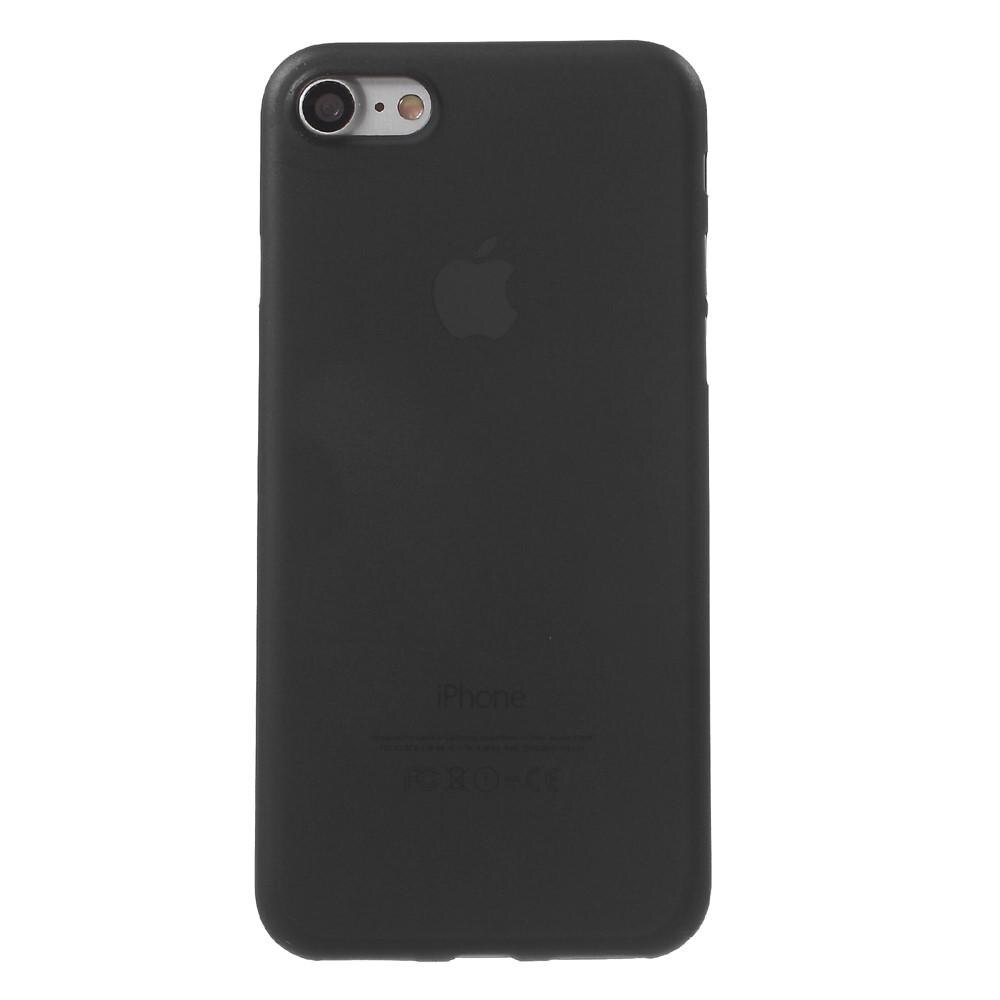 Coque Frosted iPhone SE (2022), noir