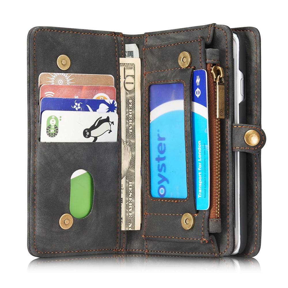 Étui portefeuille multi-cartes iPhone 7, Gris