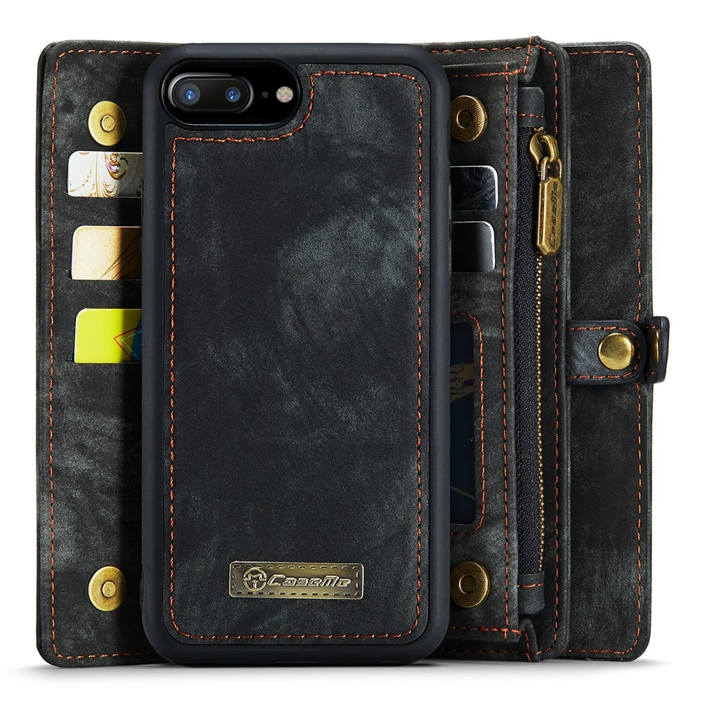 Étui portefeuille multi-cartes iPhone 7 Plus/iPhone 8 Plus, Gris