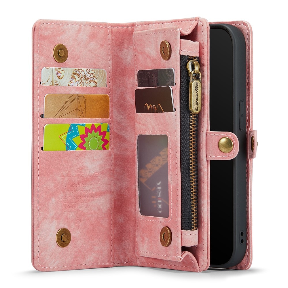Étui portefeuille multi-cartes iPhone 7 Plus/iPhone 8 Plus, Rose