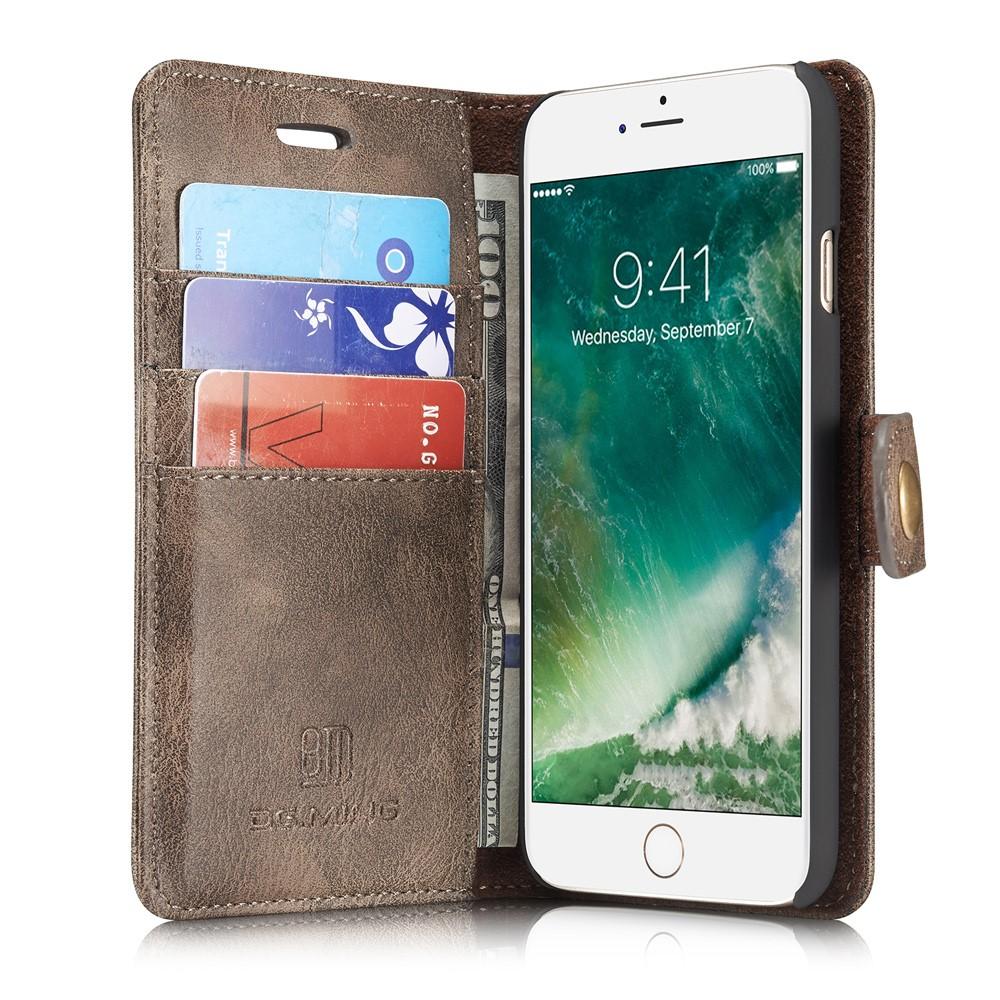 Étui portefeuille Magnet Wallet iPhone SE 2022, Brown