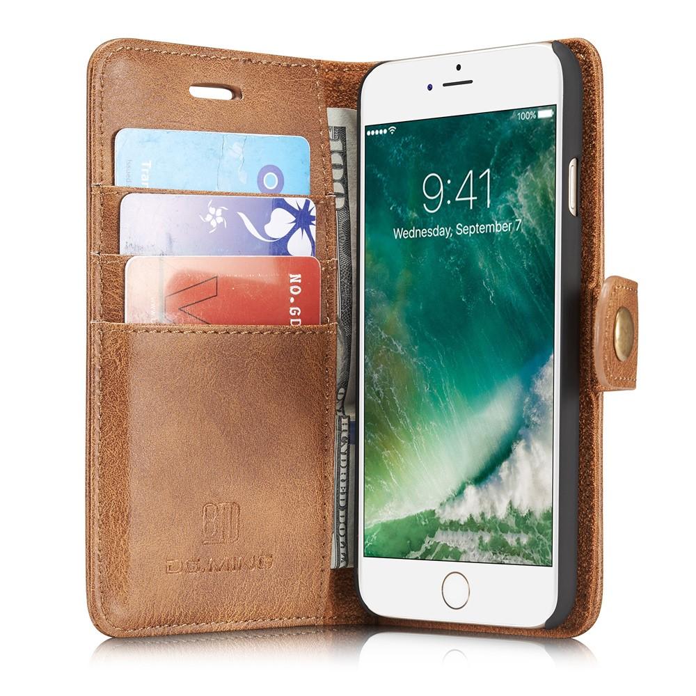 Étui portefeuille Magnet Wallet iPhone SE 2022, Cognac