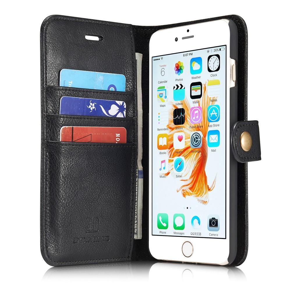 Étui portefeuille Magnet Wallet Apple iPhone 6 Plus/6S Plus, Noir