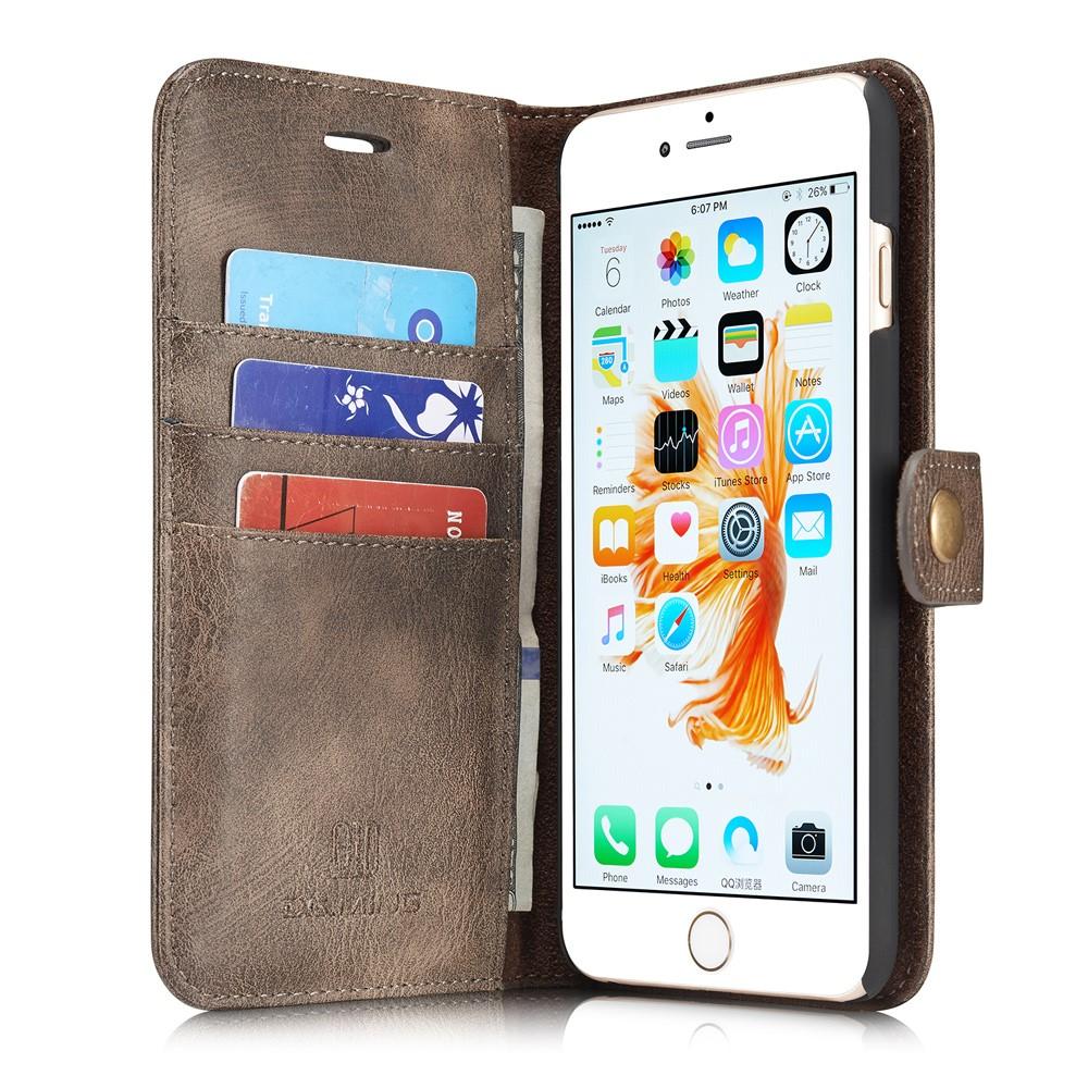 Étui portefeuille Magnet Wallet iPhone 6/6S Brown