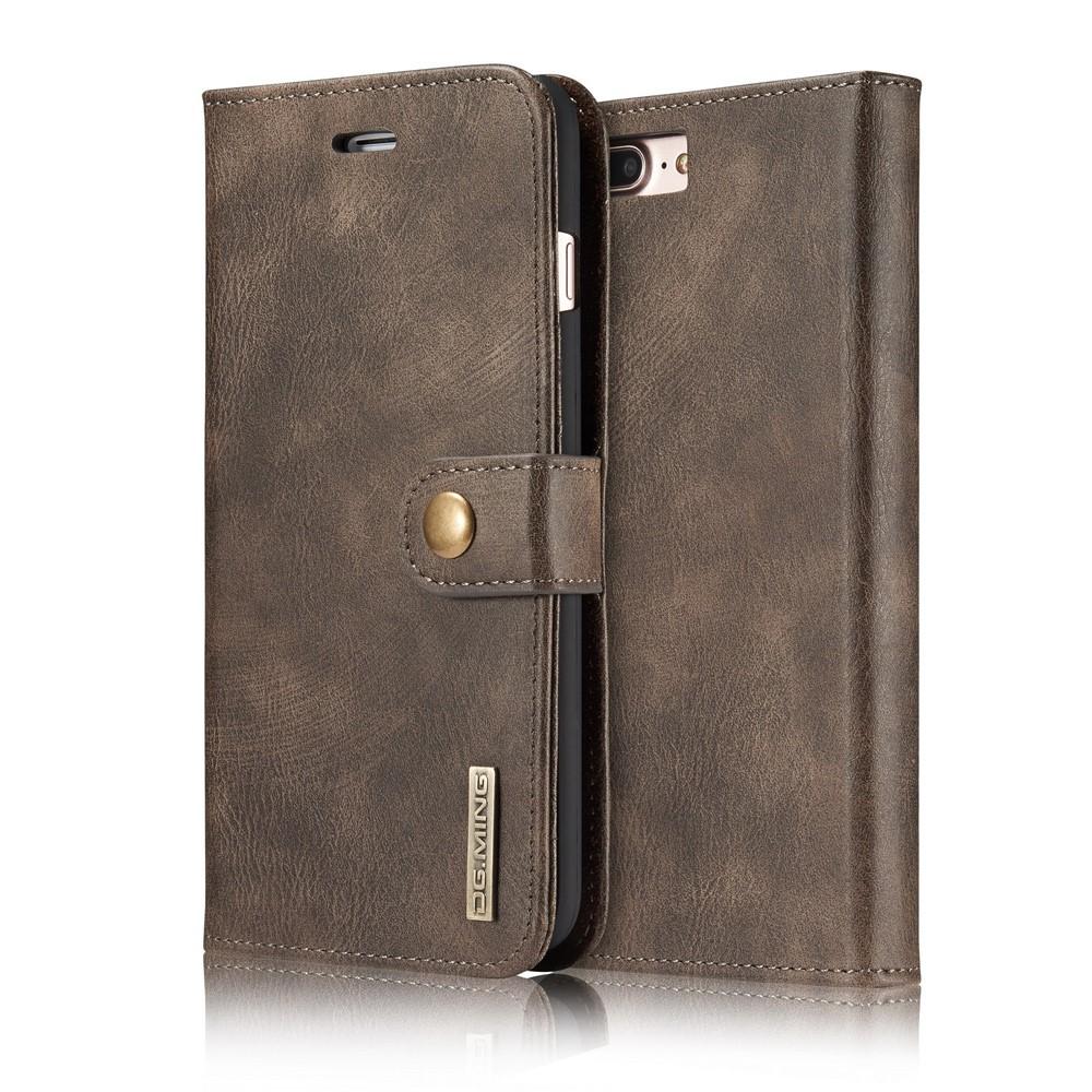 Étui portefeuille Magnet Wallet iPhone 7 Plus/8 Plus Brown