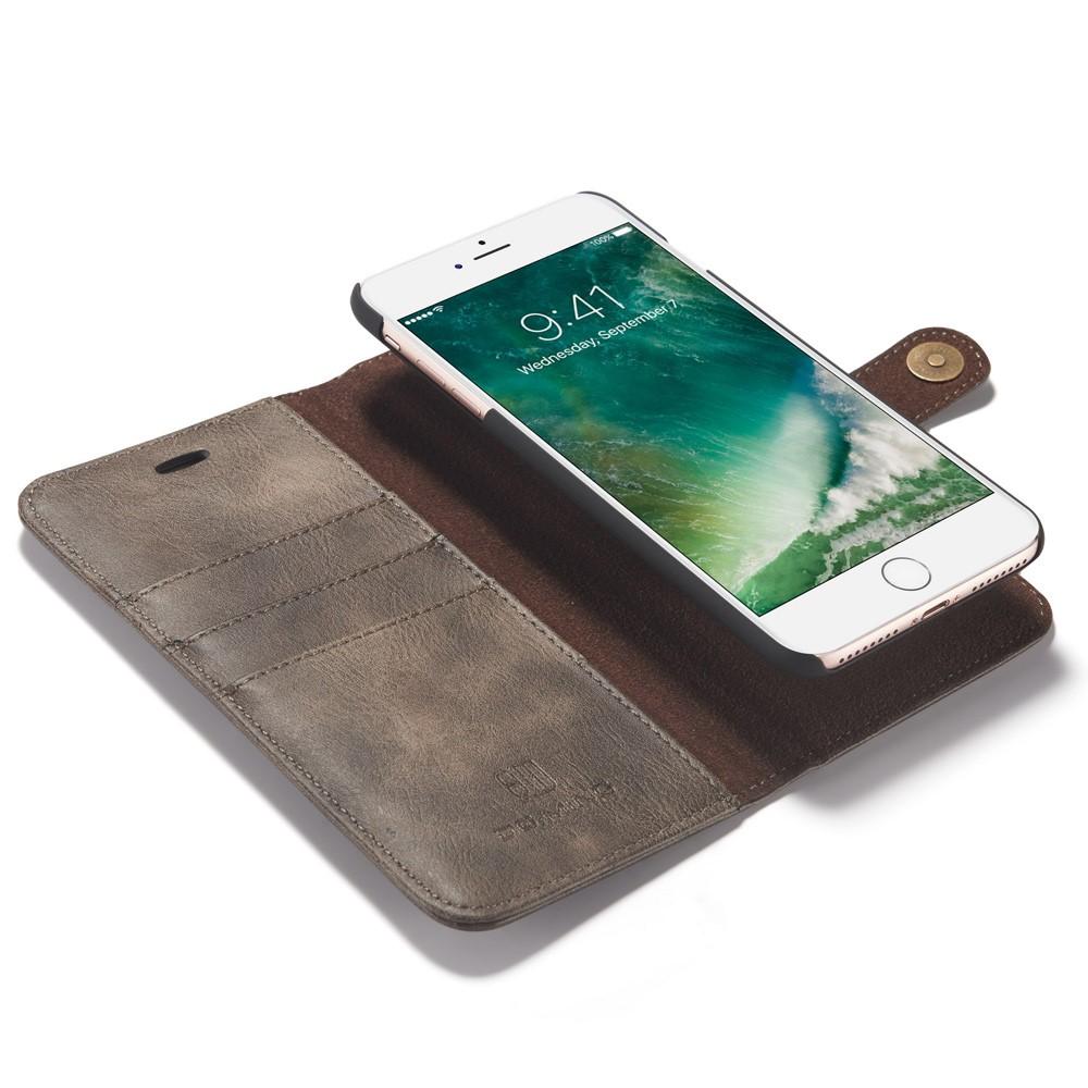 Étui portefeuille Magnet Wallet iPhone 7 Plus/8 Plus Brown