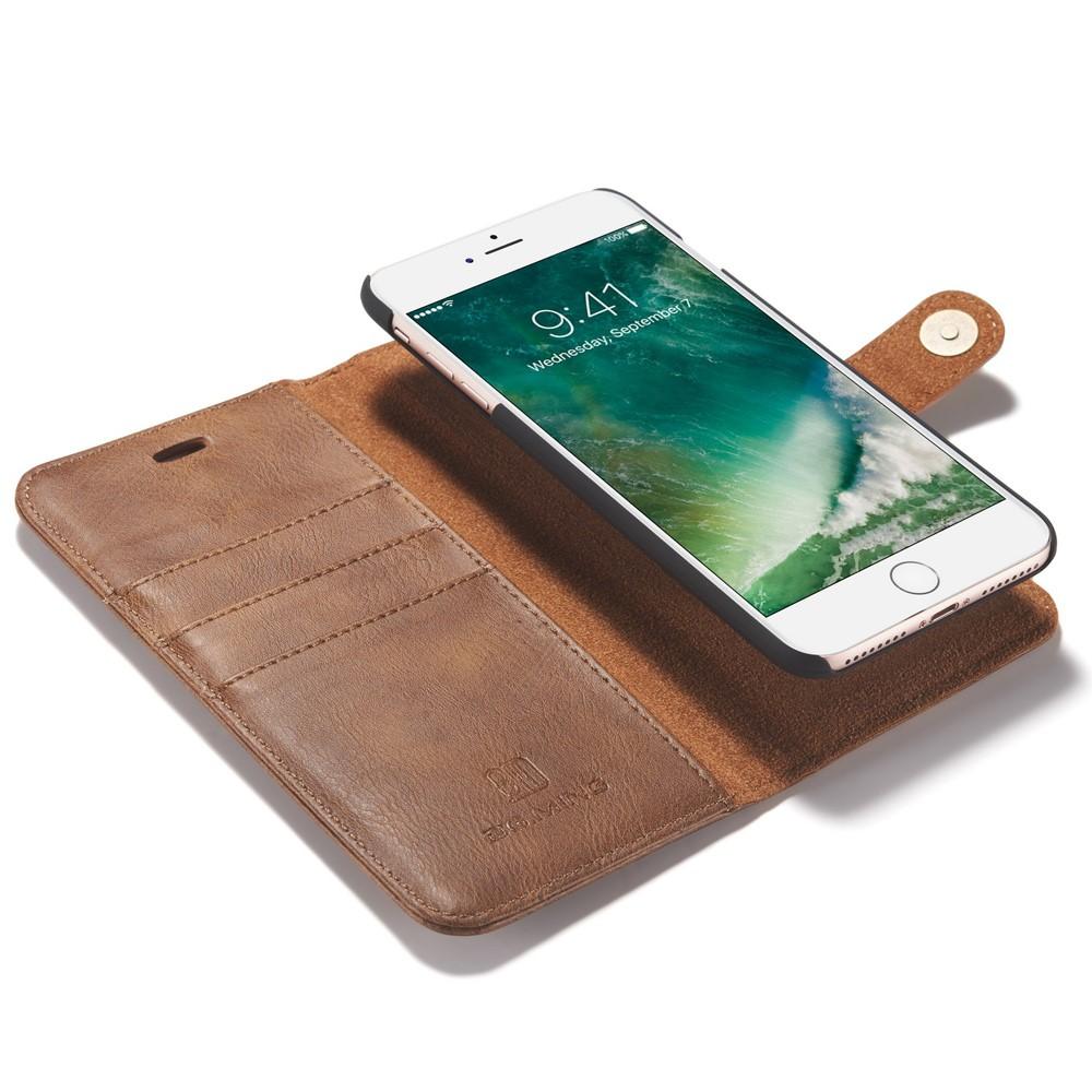 Étui portefeuille Magnet Wallet iPhone 7 Plus/iPhone 8 Plus, Cognac