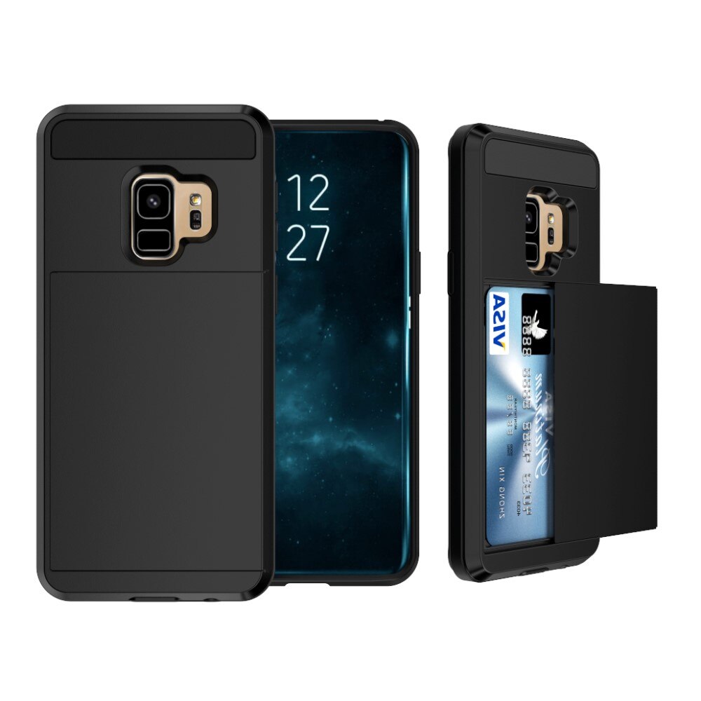 Coque à cartes Samsung Galaxy S9 Noir