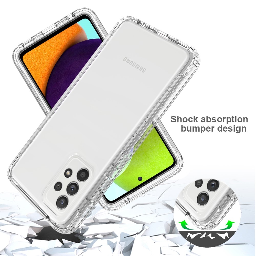 Coque de couverture complète Samsung Galaxy A52 5G, Transparent
