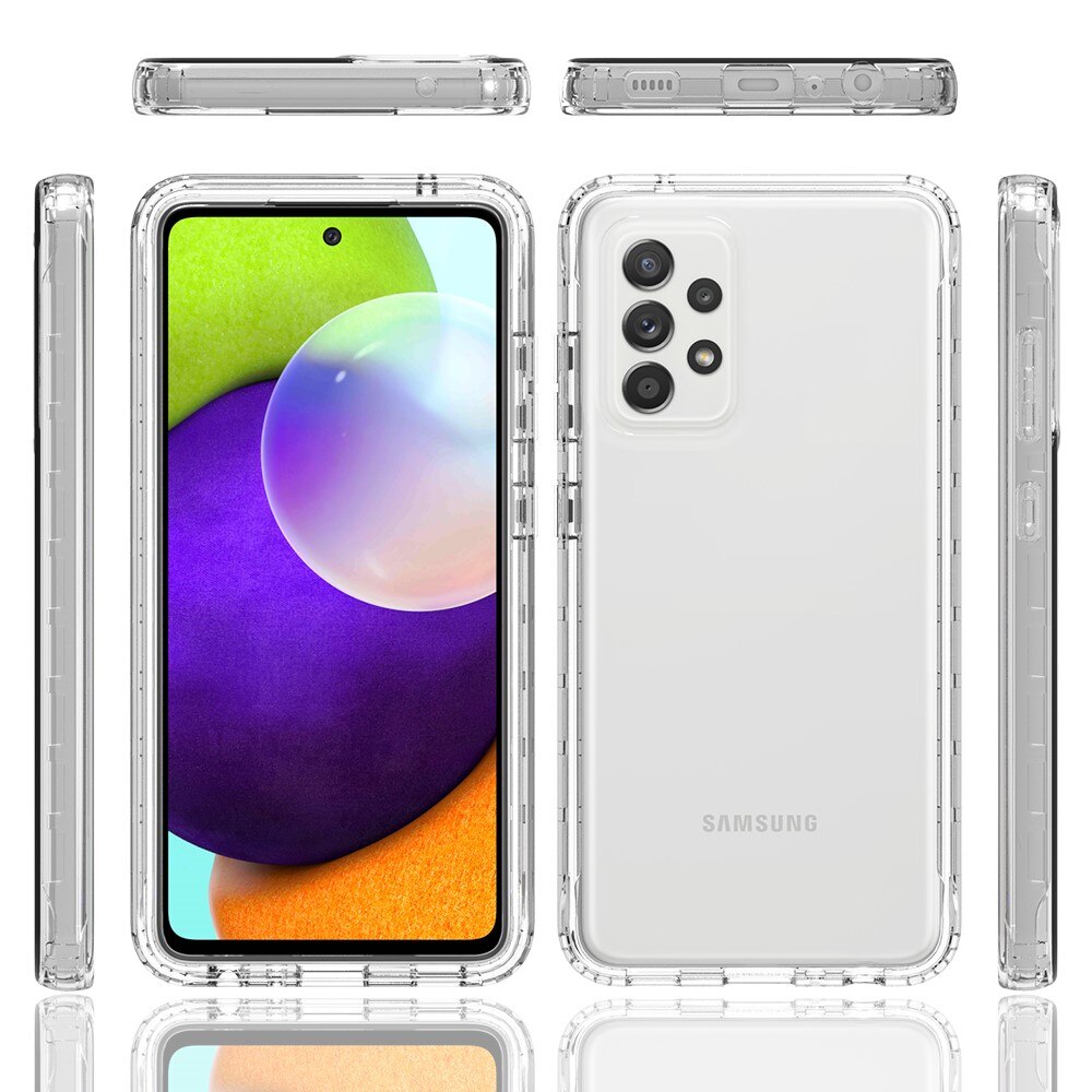 Coque de couverture complète Samsung Galaxy A52/A52s, transparent