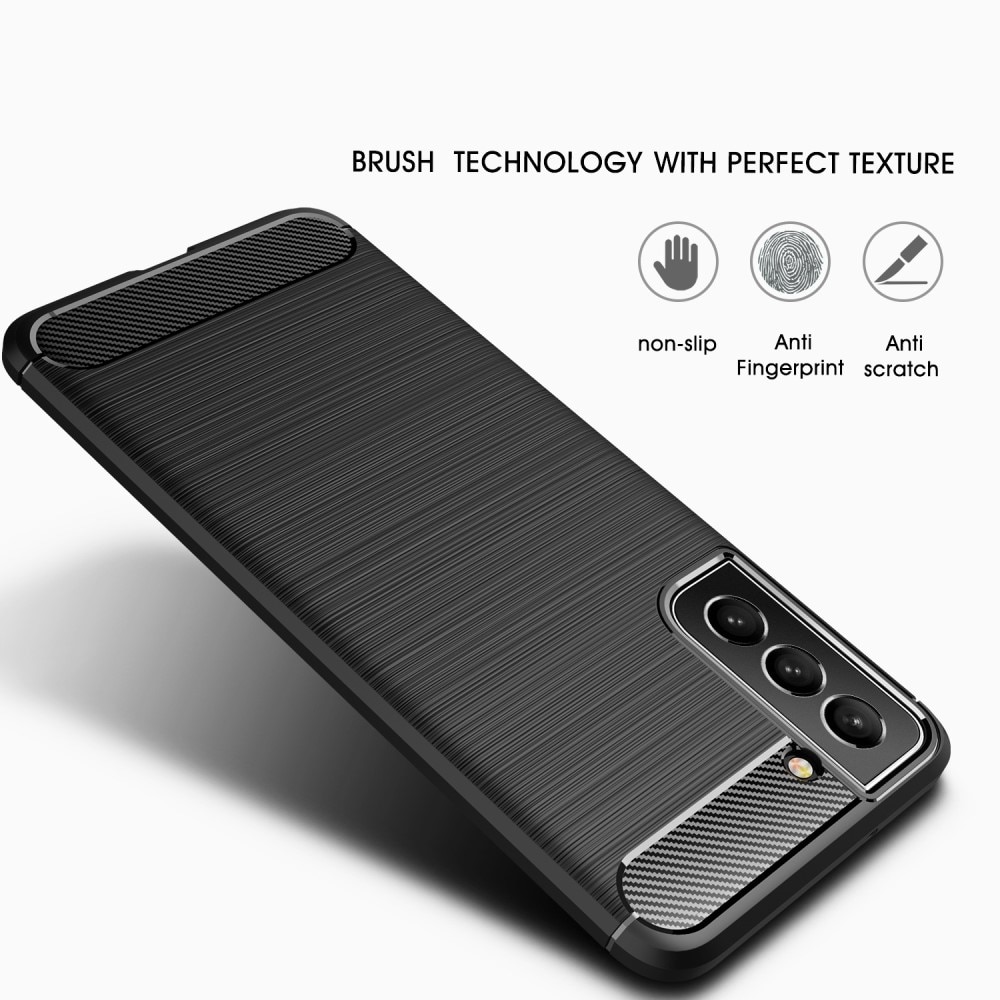 Coque Brushed TPU Case Samsung Galaxy S21 FE Black