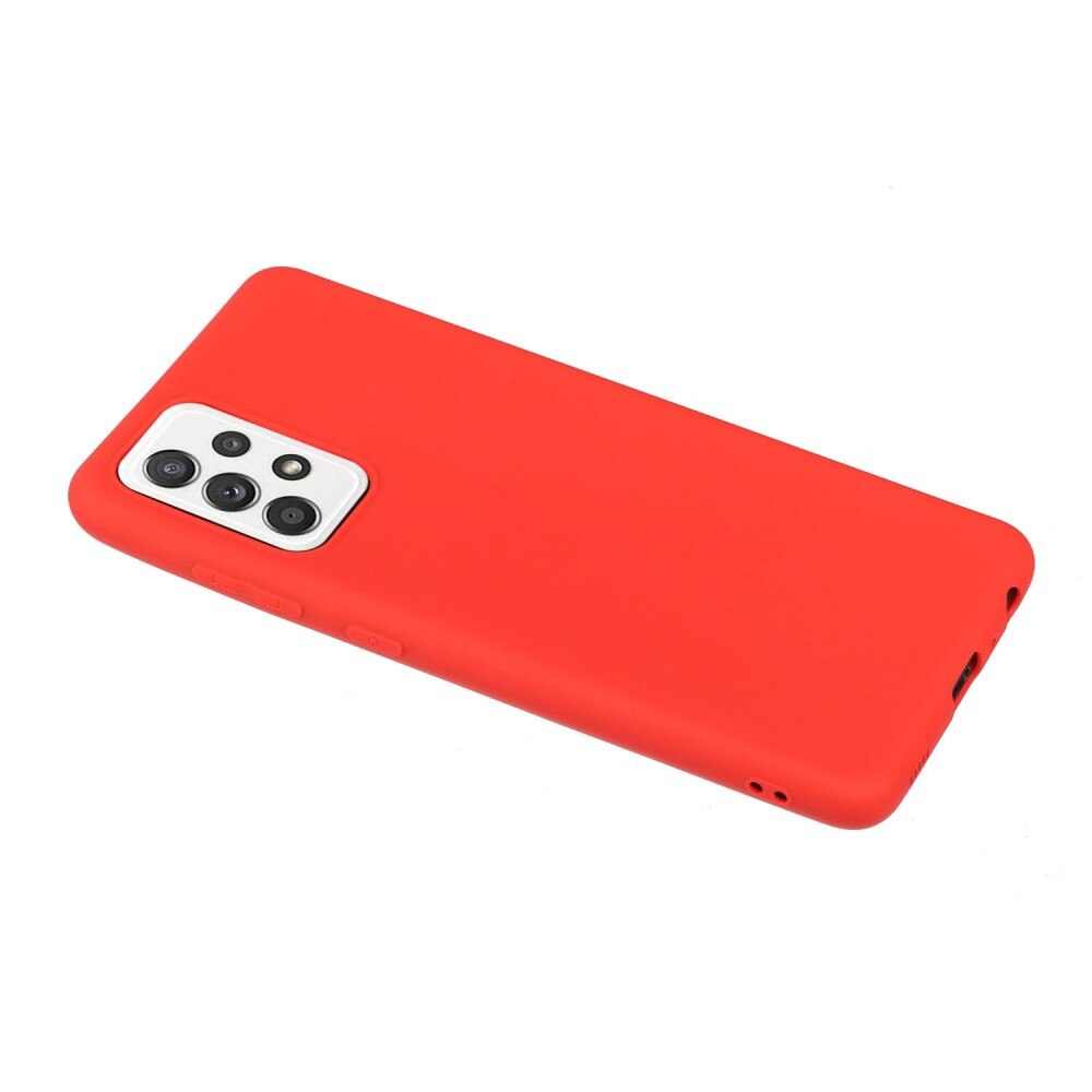 Coque TPU Samsung Galaxy A52 5G, Rouge