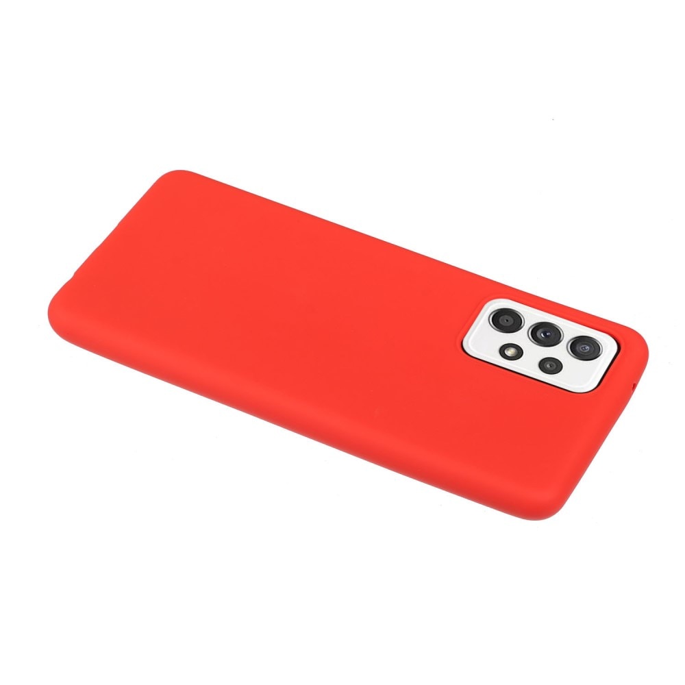 Coque TPU Samsung Galaxy A52 5G, Rouge