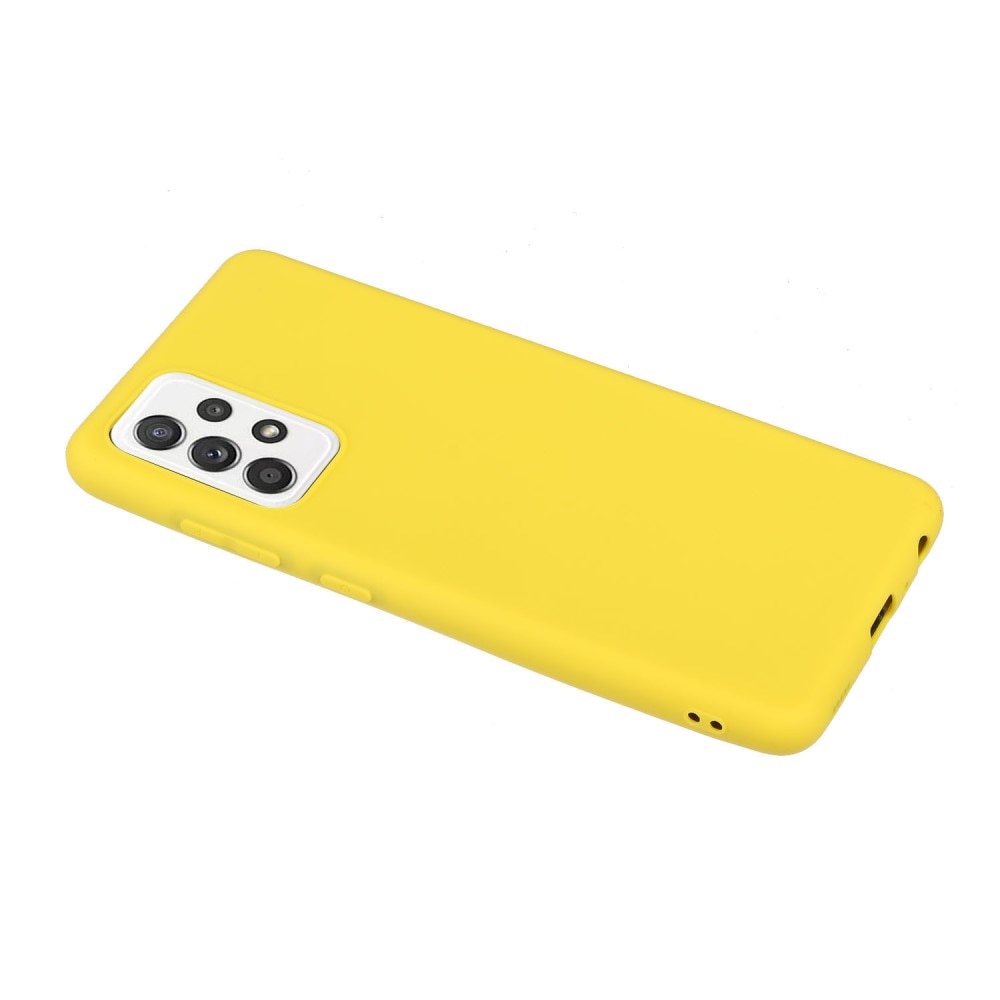 Coque TPU Samsung Galaxy A52 5G, Jaune