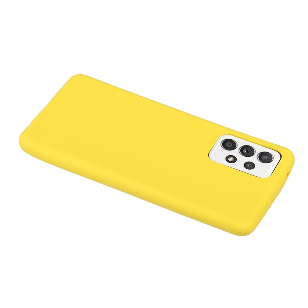 Coque TPU Samsung Galaxy A52 5G, Jaune