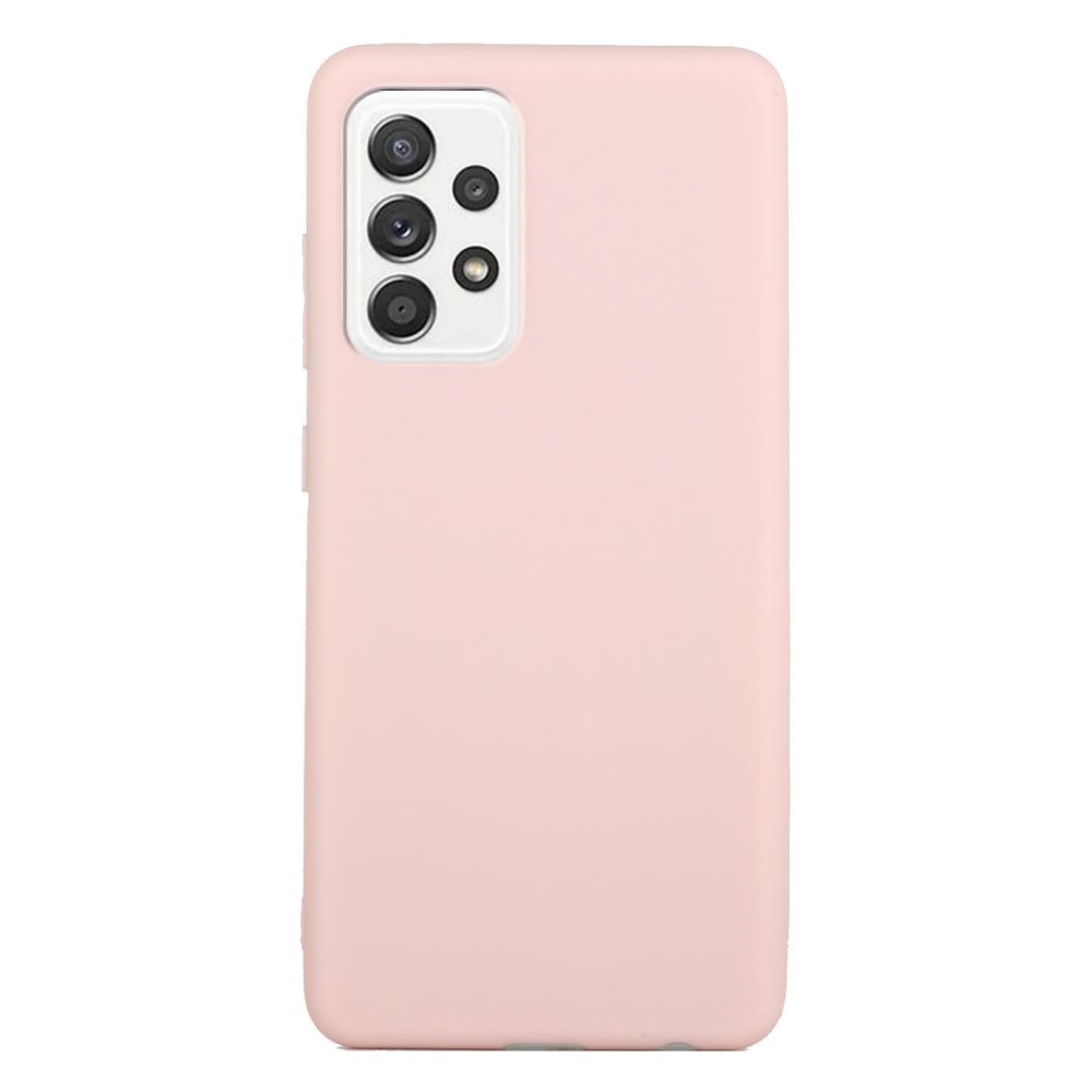 Coque TPU Samsung Galaxy A52 5G Rose clair