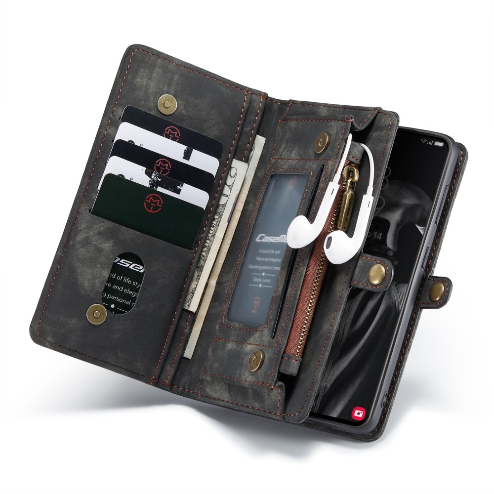 Étui portefeuille multi-cartes Samsung Galaxy S21 FE, Gris
