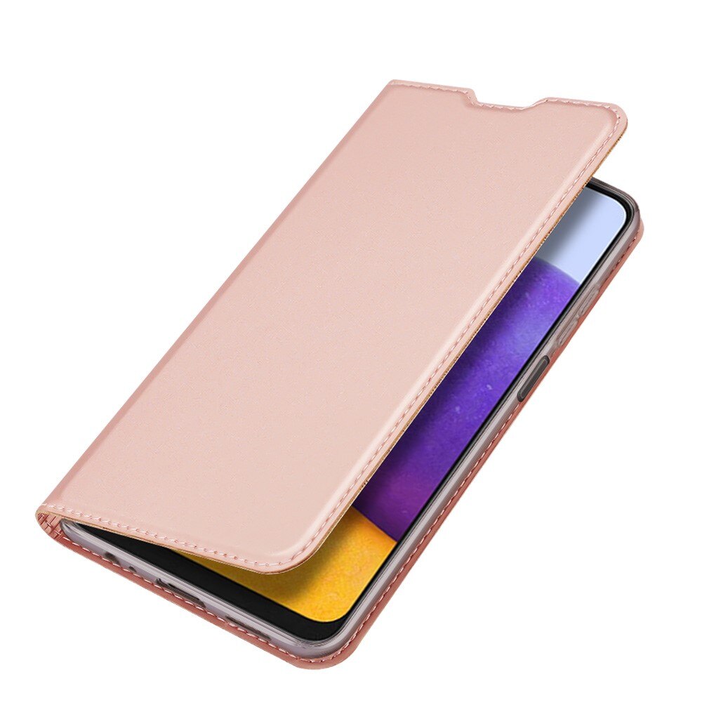 Étui portefeuille Skin Pro Series Samsung Galaxy A22 5G Rose Gold