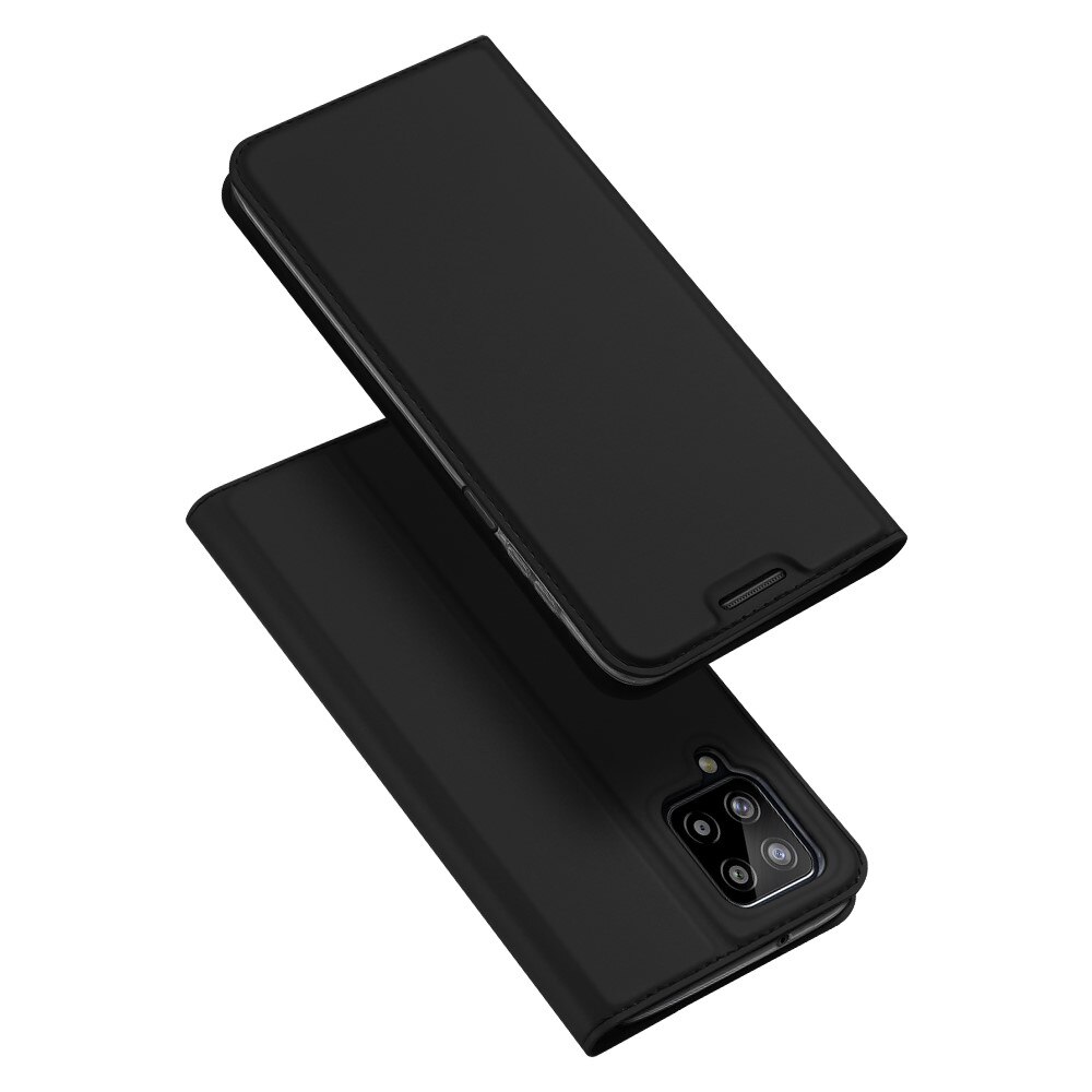 Étui portefeuille Skin Pro Series Samsung Galaxy A22 4G Black