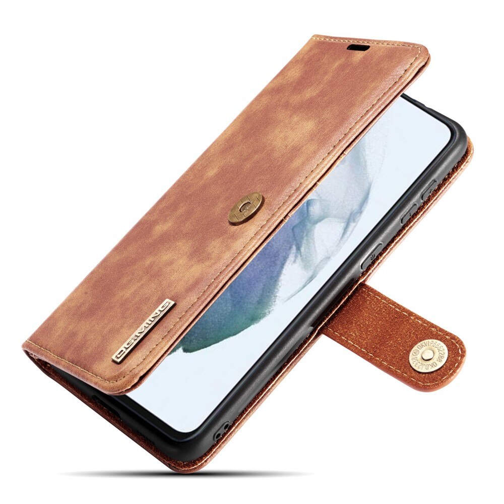 Étui portefeuille Magnet Wallet Samsung Galaxy S21 FE, Cognac