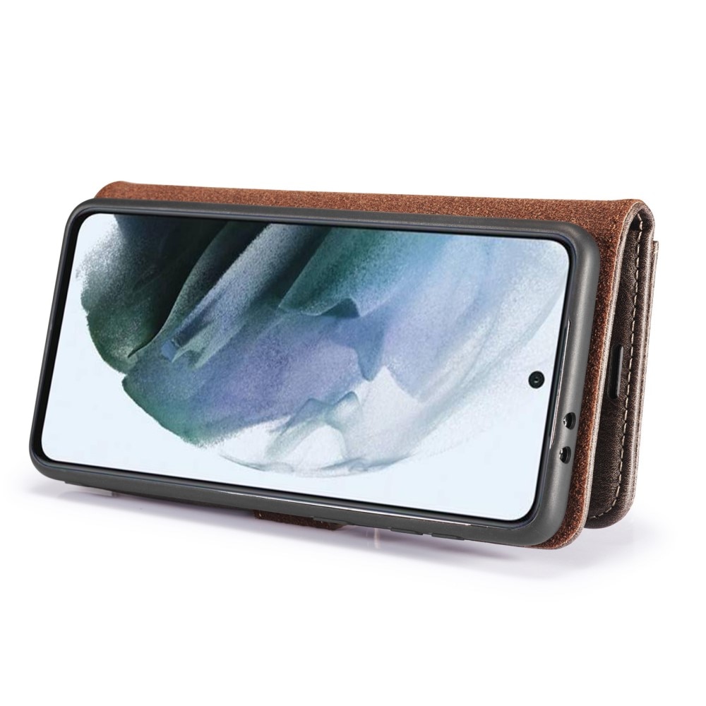 Étui portefeuille Magnet Wallet Samsung Galaxy S21 FE, Brown